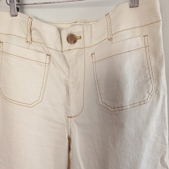 MAEVE the COLETTE white/cream wide leg jeans - Picture 4 of 9